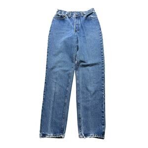 Vintage Levi’s 501 Jeans Women’s Size 9 USA Button Fly 90s Distressed Hem 25x28